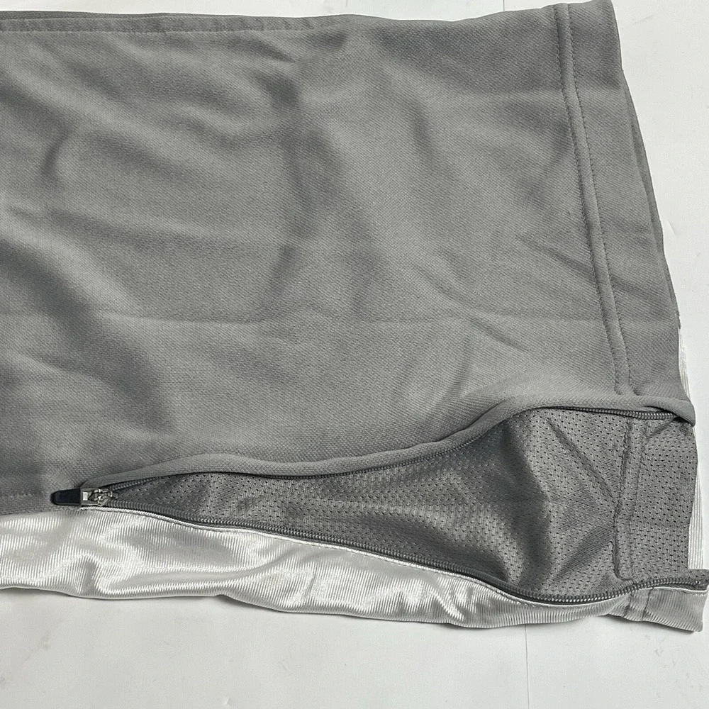 Vintage Y2K Nike Lebron James Basketball Track Gray Swoosh Pockets Ankle Zip XXL